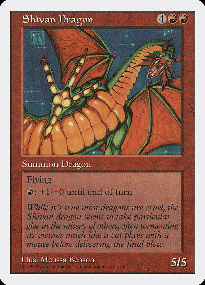 Shivan Dragon [Fifth Edition] | Exor Games Dartmouth