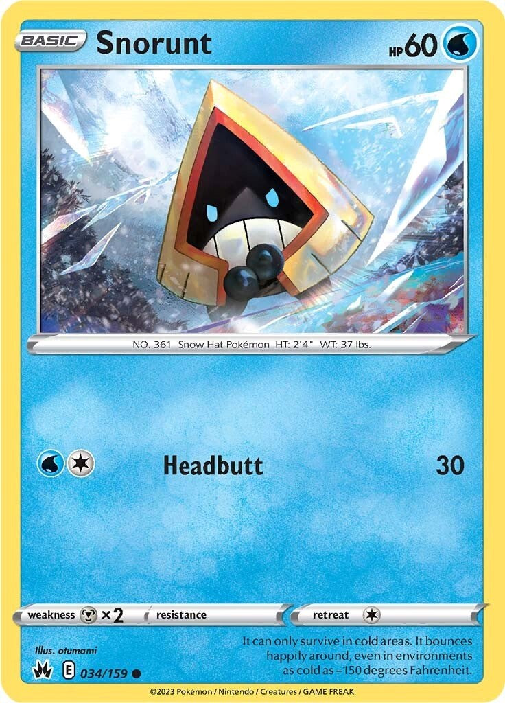 Snorunt (034/159) [Sword & Shield: Crown Zenith] | Exor Games Dartmouth