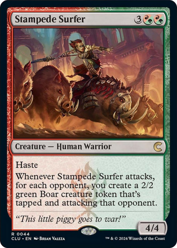 Stampede Surfer [Ravnica: Clue Edition] | Exor Games Dartmouth