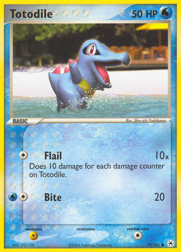 Totodile (79/101) [EX: Hidden Legends] | Exor Games Dartmouth