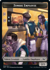 Zombie Employee // Treasure (013) Double-sided Token [Unfinity Tokens] | Exor Games Dartmouth