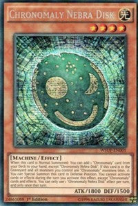 Chronomaly Nebra Disk [WSUP-EN001] Prismatic Secret Rare | Exor Games Dartmouth