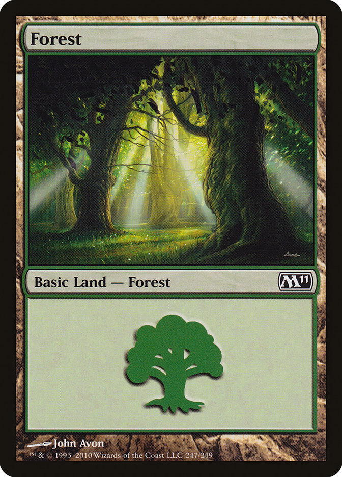 Forest (247) [Magic 2011] | Exor Games Dartmouth