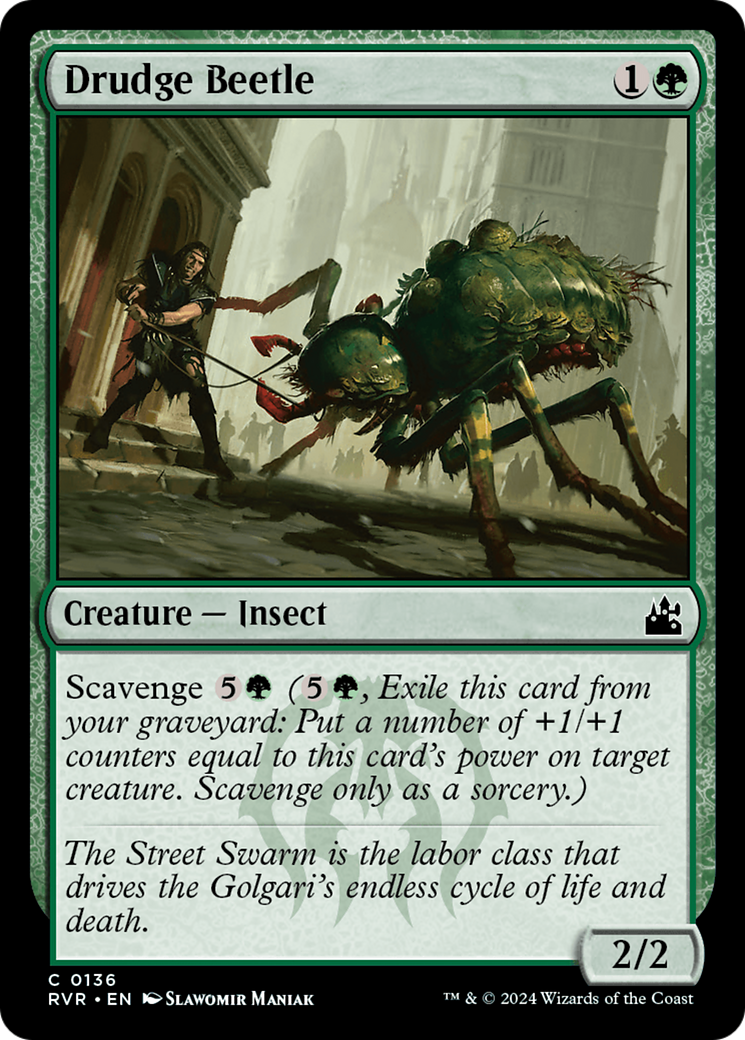 Drudge Beetle [Ravnica Remastered] | Exor Games Dartmouth