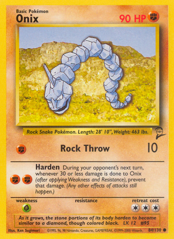 Onix (84/130) [Base Set 2] | Exor Games Dartmouth