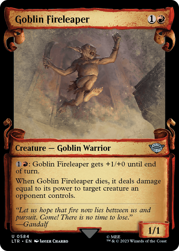 Goblin Fireleaper [The Lord of the Rings: Tales of Middle-Earth Showcase Scrolls] | Exor Games Dartmouth