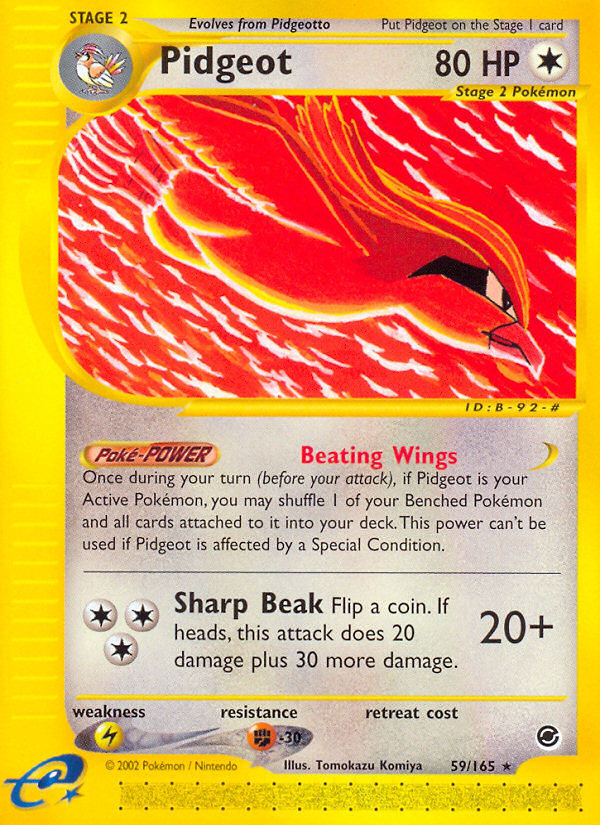 Pidgeot (59/165) [Expedition: Base Set] | Exor Games Dartmouth