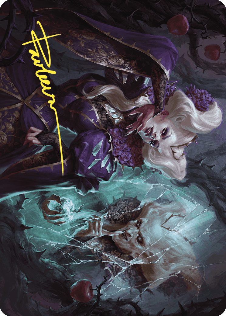 Conceited Witch Art Card (Gold-Stamped Signature) [Wilds of Eldraine Art Series] | Exor Games Dartmouth