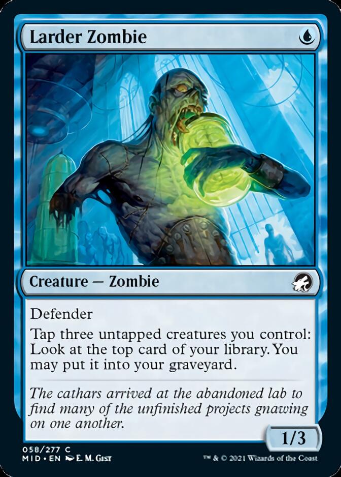 Larder Zombie [Innistrad: Midnight Hunt] | Exor Games Dartmouth