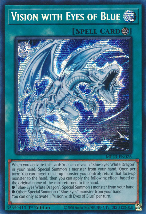 Vision with Eyes of Blue [MP23-EN026] Prismatic Secret Rare | Exor Games Dartmouth