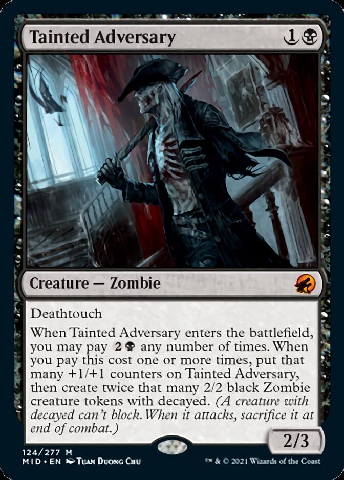 Tainted Adversary [Innistrad: Midnight Hunt] | Exor Games Dartmouth