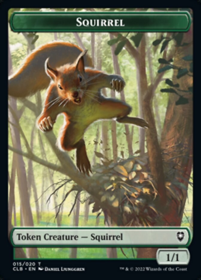 Squirrel Token [Commander Legends: Battle for Baldur's Gate Tokens] | Exor Games Dartmouth