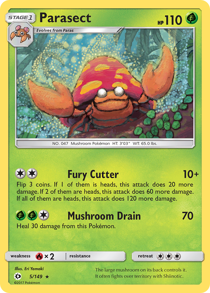 Parasect (5/149) [Sun & Moon: Base Set] | Exor Games Dartmouth