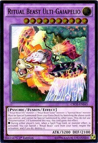 Ritual Beast Ulti-Gaiapelio (UTR) [CROS-EN045] Ultimate Rare | Exor Games Dartmouth