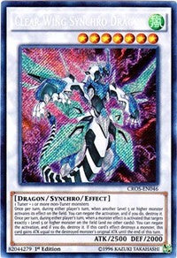 Clear Wing Synchro Dragon [CROS-EN046] Secret Rare | Exor Games Dartmouth