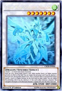 Clear Wing Synchro Dragon (Ghost Rare) [CROS-EN046] Ghost Rare | Exor Games Dartmouth