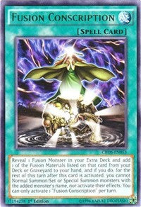 Fusion Conscription [CROS-EN053] Rare | Exor Games Dartmouth