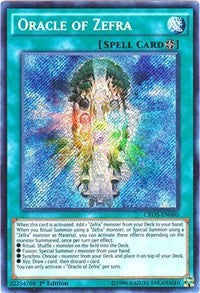 Oracle of Zefra [CROS-EN060] Secret Rare | Exor Games Dartmouth