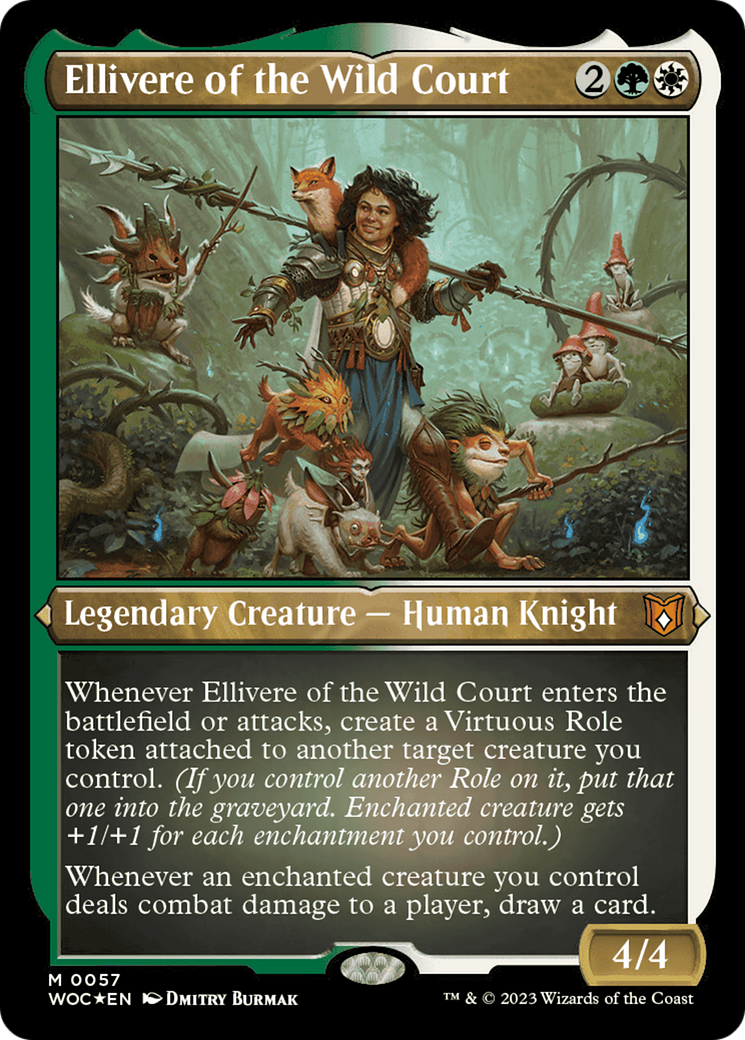 Ellivere of the Wild Court (Display Commander) [Wilds of Eldraine Commander] | Exor Games Dartmouth