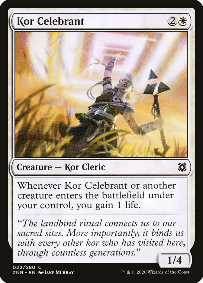 Kor Celebrant [Zendikar Rising] | Exor Games Dartmouth