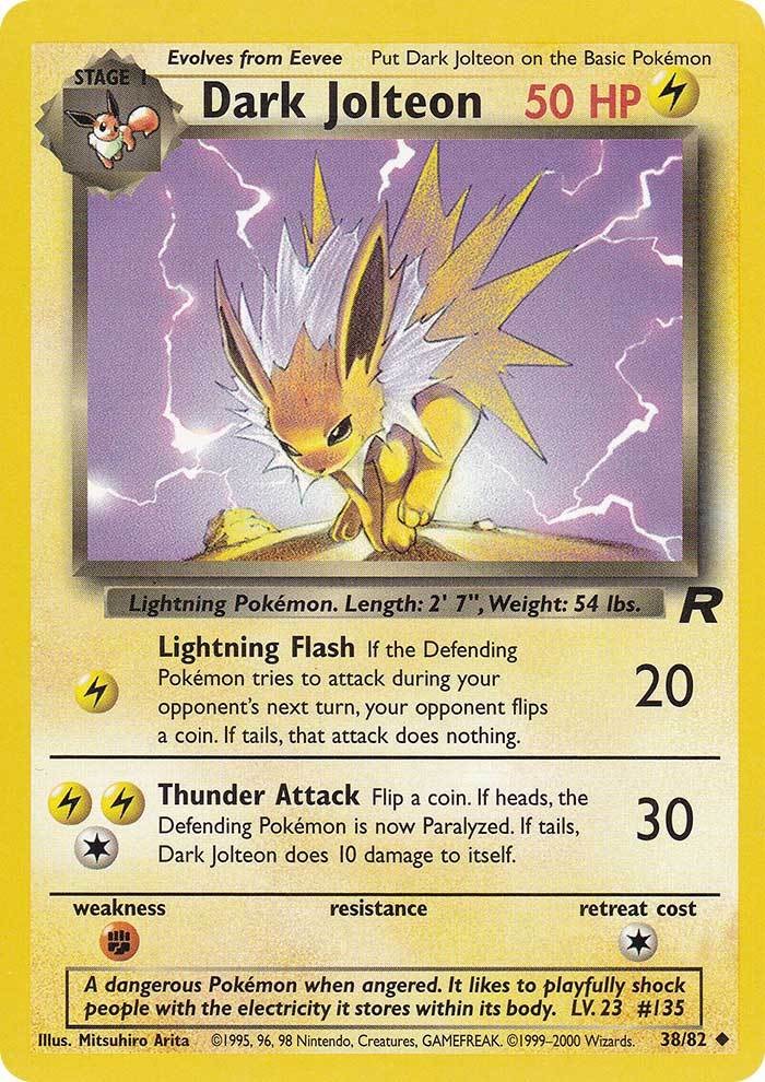 Dark Jolteon (38/82) [Team Rocket Unlimited] | Exor Games Dartmouth