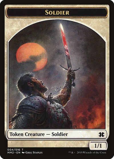 Soldier [Modern Masters 2015 Tokens] | Exor Games Dartmouth