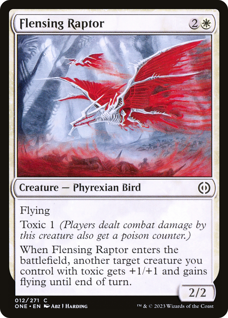 Flensing Raptor [Phyrexia: All Will Be One] | Exor Games Dartmouth