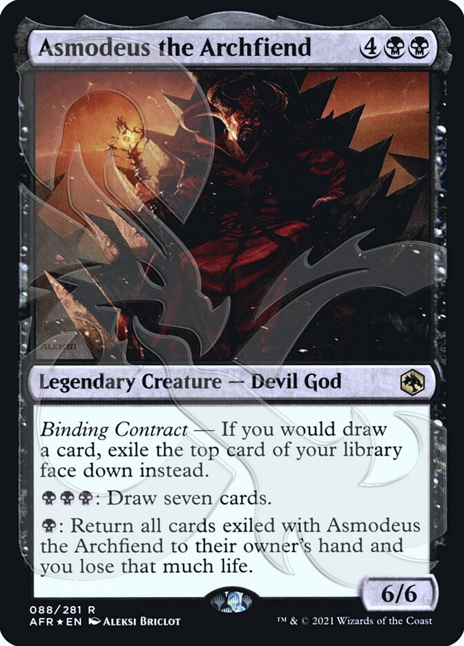 Asmodeus the Archfiend (Ampersand Promo) [Dungeons & Dragons: Adventures in the Forgotten Realms Promos] | Exor Games Dartmouth