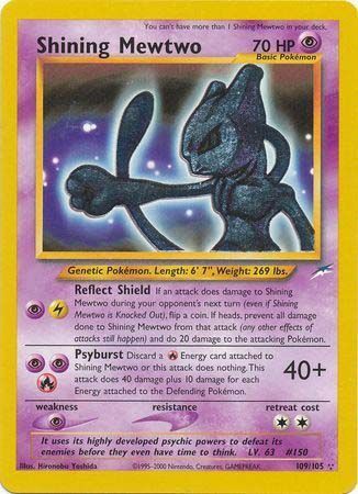 Shining Mewtwo (109/105) [Neo Destiny Unlimited] | Exor Games Dartmouth