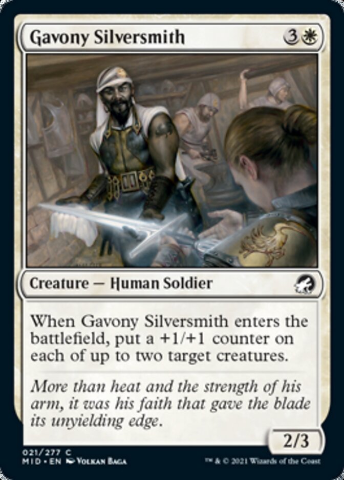 Gavony Silversmith [Innistrad: Midnight Hunt] | Exor Games Dartmouth