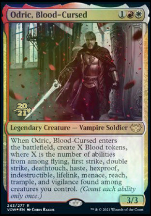 Odric, Blood-Cursed [Innistrad: Crimson Vow Prerelease Promos] | Exor Games Dartmouth