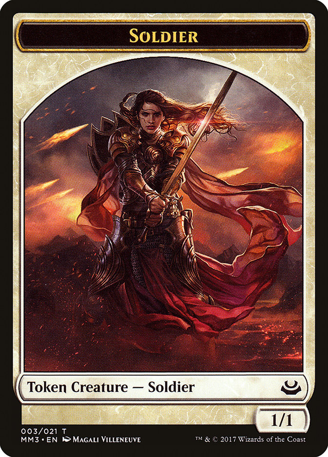 Soldier (003/021) [Modern Masters 2017 Tokens] | Exor Games Dartmouth