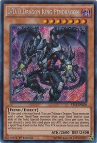 D/D/D Dragon King Pendragon [YS15-ENL00] Secret Rare | Exor Games Dartmouth