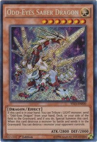 Odd-Eyes Saber Dragon [YS15-ENF00] Secret Rare | Exor Games Dartmouth