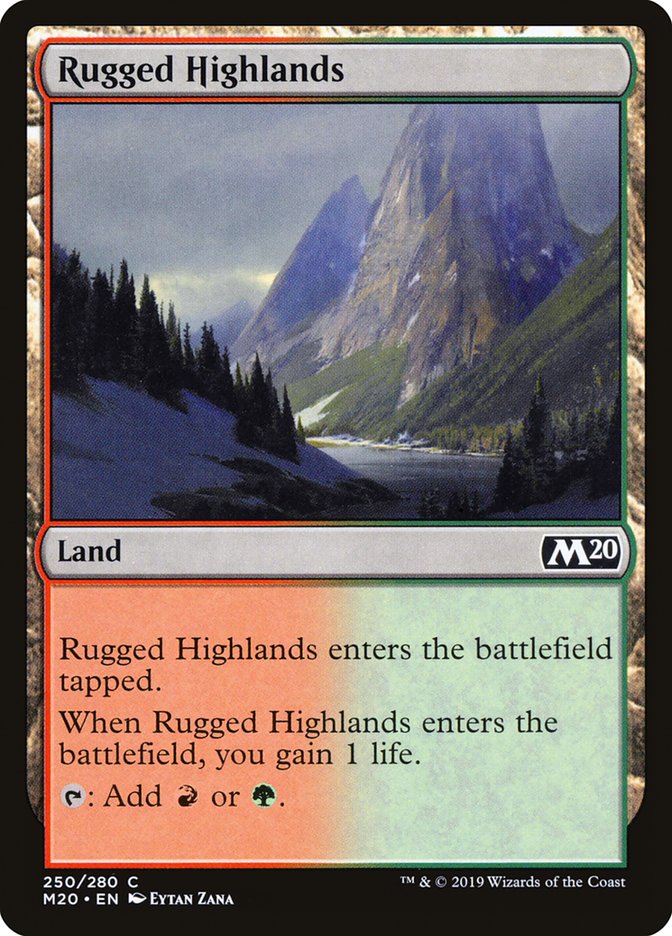 Rugged Highlands [Core Set 2020] | Exor Games Dartmouth