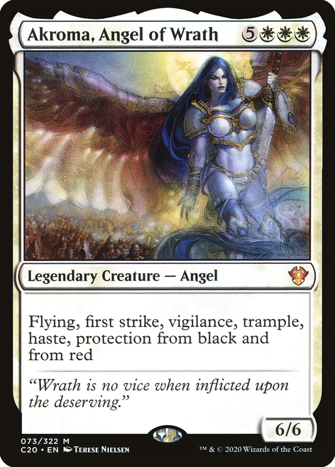 Akroma, Angel of Wrath [Commander 2020] | Exor Games Dartmouth