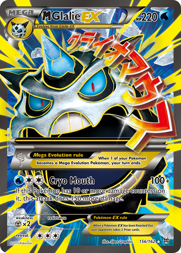 M Glalie EX (156/162) [XY: BREAKthrough] | Exor Games Dartmouth