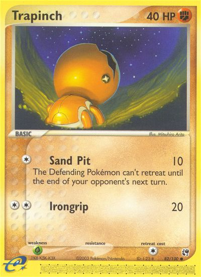 Trapinch (82/100) [EX: Sandstorm] | Exor Games Dartmouth