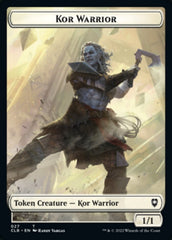 Kor Warrior // Angel Warrior Double-sided Token [Commander Legends: Battle for Baldur's Gate Tokens] | Exor Games Dartmouth