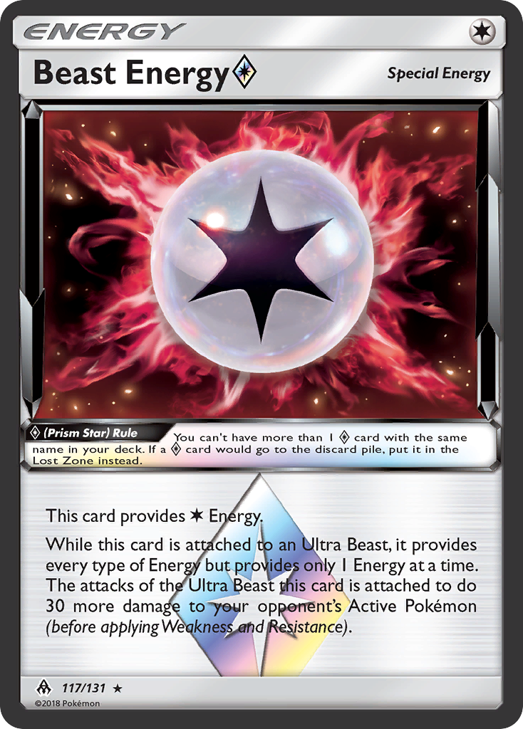 Beast Energy (117/131) (Prism Star) [Sun & Moon: Forbidden Light] | Exor Games Dartmouth