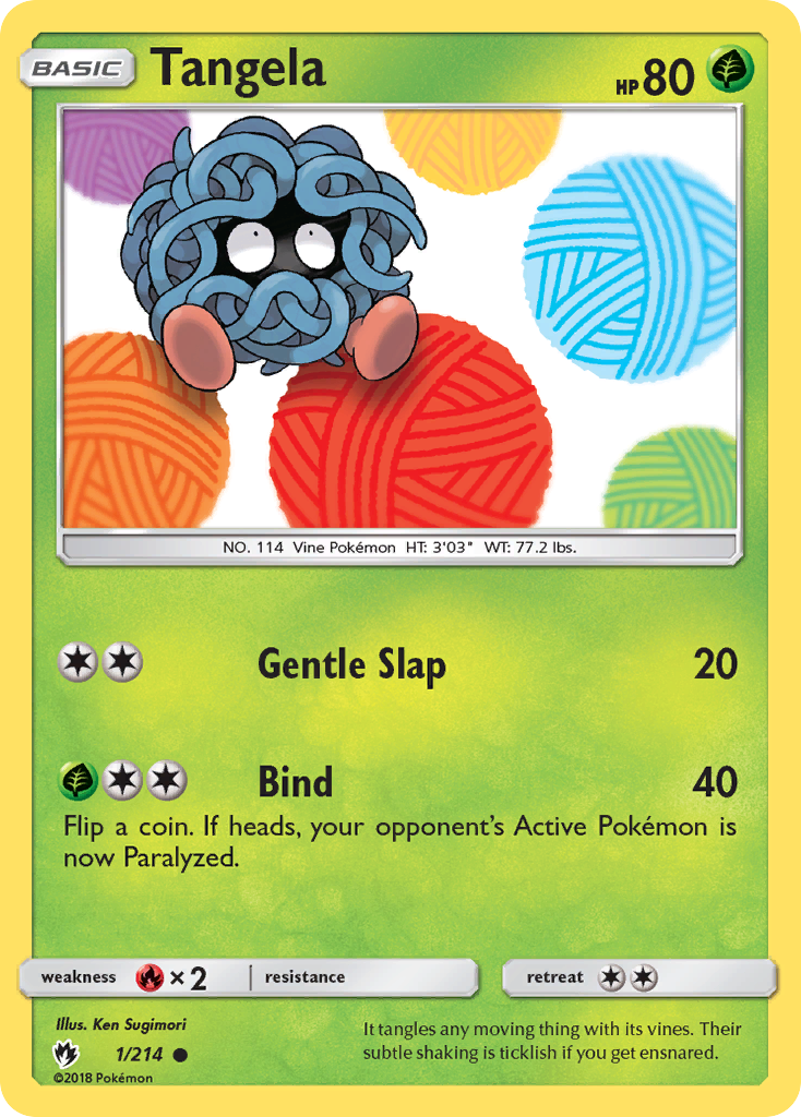 Tangela (1/214) [Sun & Moon: Lost Thunder] | Exor Games Dartmouth