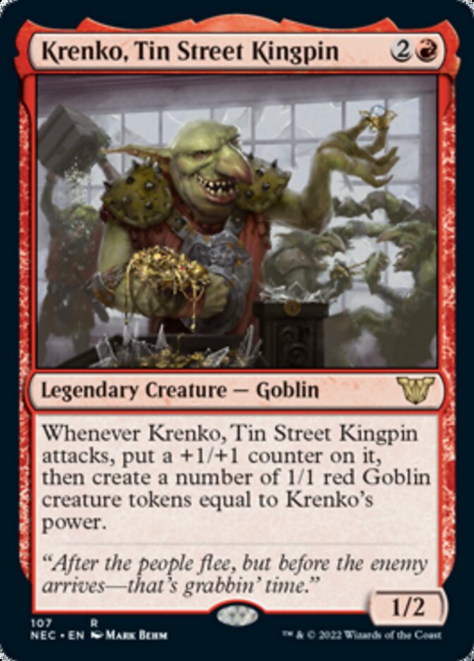 Krenko, Tin Street Kingpin [Kamigawa: Neon Dynasty Commander] | Exor Games Dartmouth