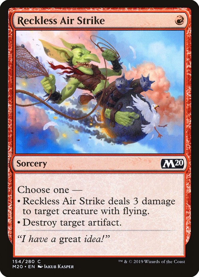 Reckless Air Strike [Core Set 2020] | Exor Games Dartmouth