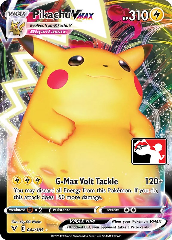 Pikachu VMAX (044/185) [Prize Pack Series One] | Exor Games Dartmouth