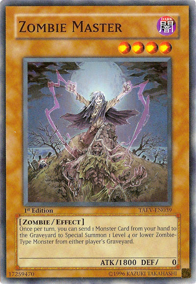 Zombie Master [TAEV-EN039] Super Rare | Exor Games Dartmouth