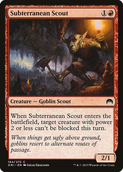 Subterranean Scout [Magic Origins] | Exor Games Dartmouth