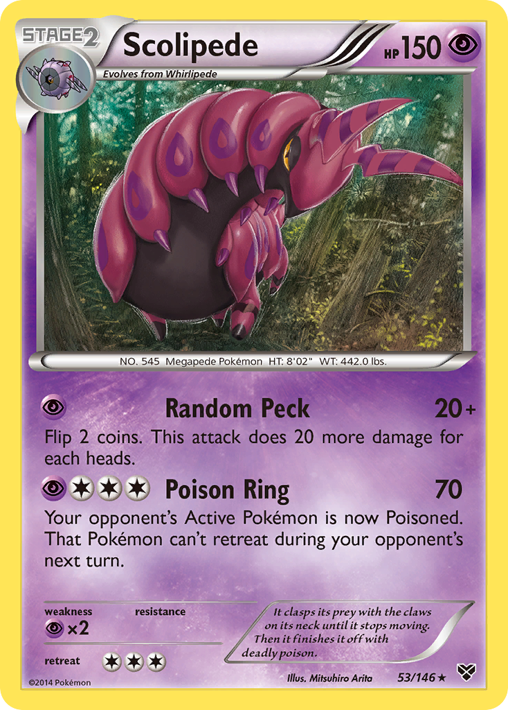 Scolipede (53/146) [XY: Base Set] | Exor Games Dartmouth