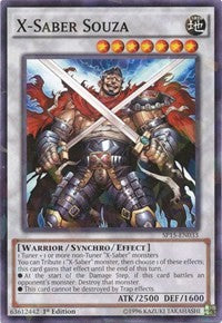 X-Saber Souza [SP15-EN033] Shatterfoil Rare | Exor Games Dartmouth