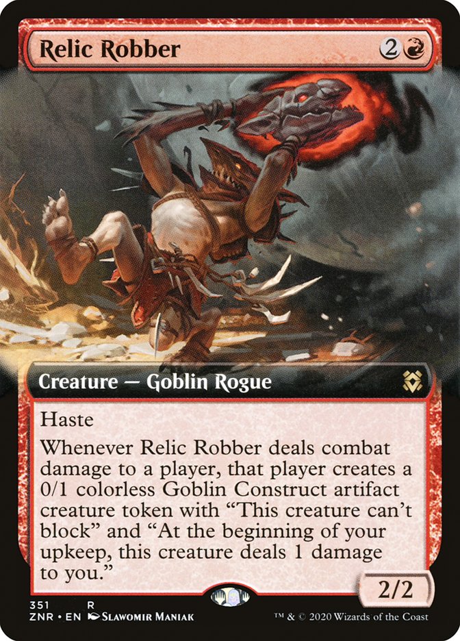 Relic Robber (Extended Art) [Zendikar Rising] | Exor Games Dartmouth