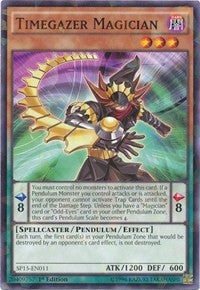 Timegazer Magician [SP15-EN011] Shatterfoil Rare | Exor Games Dartmouth